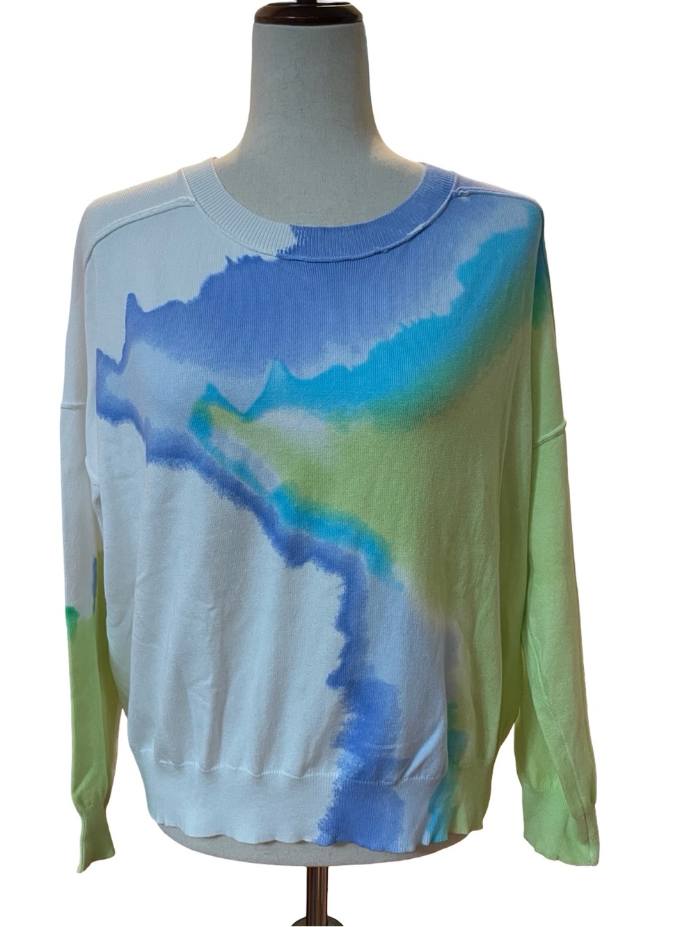CENTRAL PARK WEST WATERCOLOR SWEATER